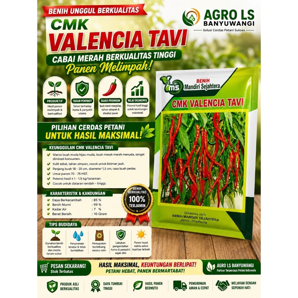 PROMO MURAH BENIH CMK VALENCIA TAVI TAHAN VIRUS