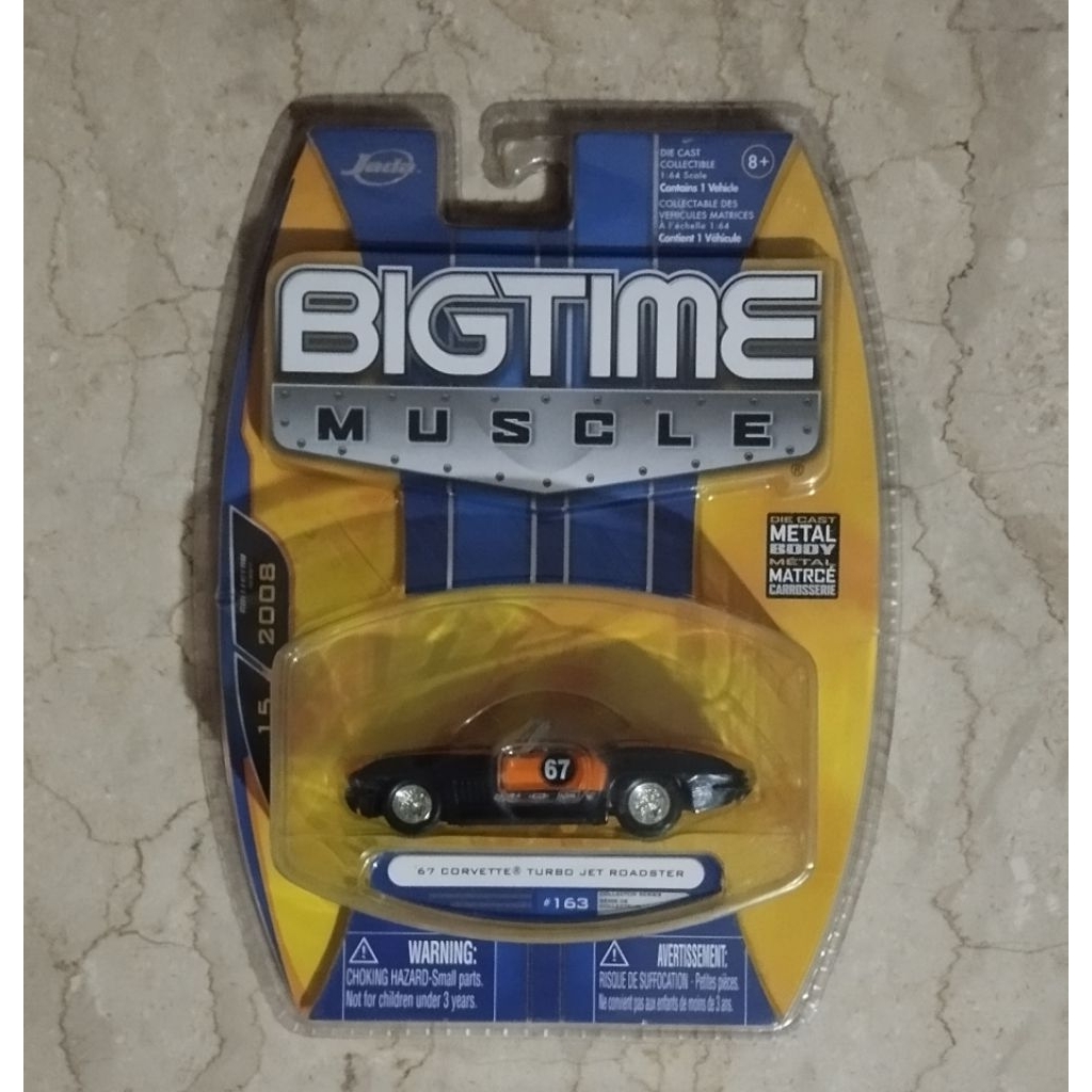 Diecast Jada Big Time 67 Corvette Turbo Jet Roadster