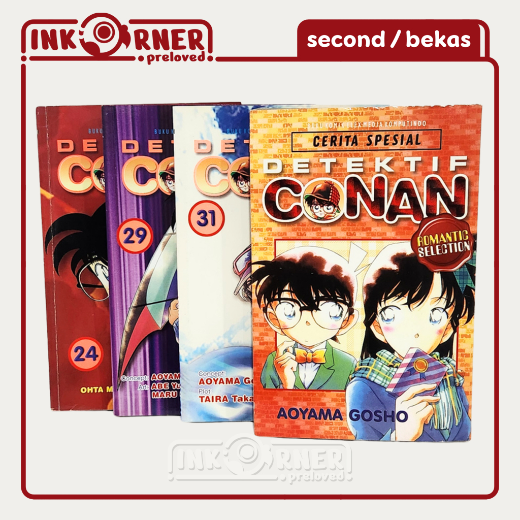 Detektif Conan Edisi Spesial & Romantic Selection Original Manga Bekas Pilih Volume