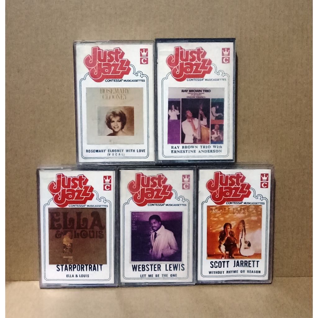 OBRAL KASET JAZZ BARAT - JUST JAZZ SERIES - PAKET 15 KASET