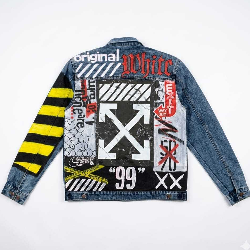 Jaket Denim OW Original Streetwear Satu Mana Cukup