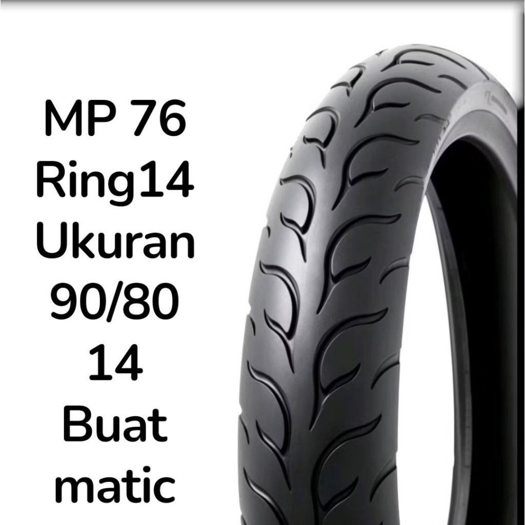 FDR mp 76 ring 14 tubles ukurang 90/80 14 shop caumpon buat beat, vario, mio, spacy, scoopy