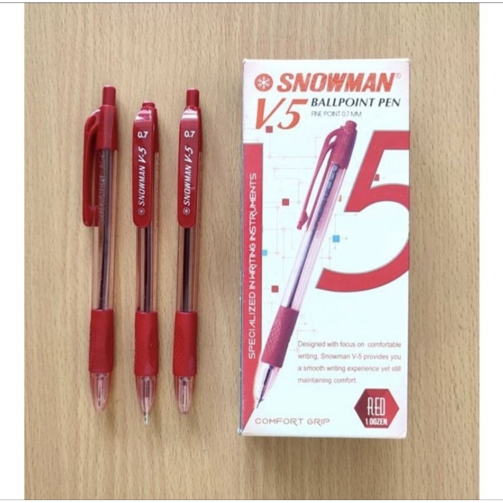 Pulpen Snowman V5 / Pulpen ecer Snowman V5
