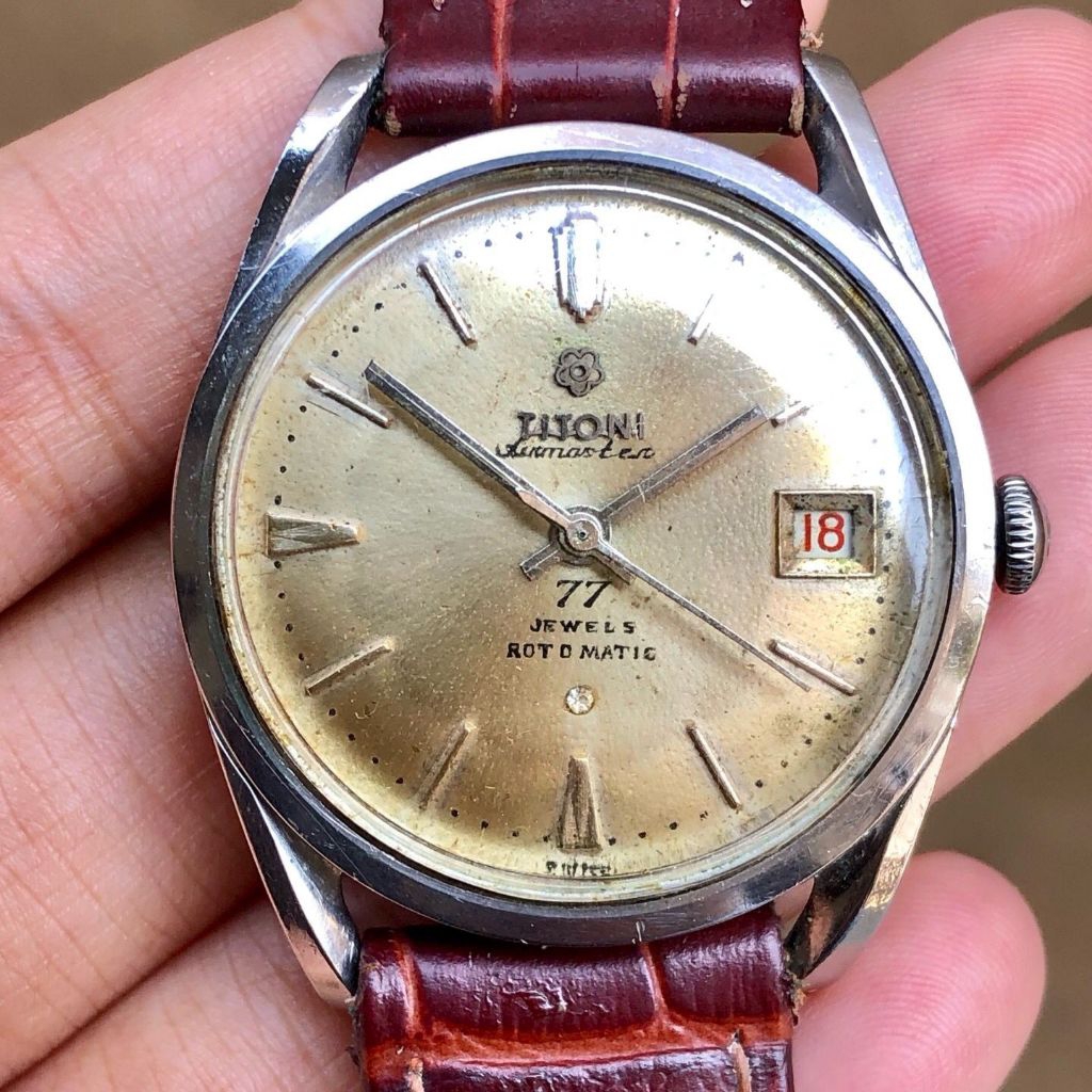Vintage Titoni Airmaster 77J Automatic Swiss 347-345