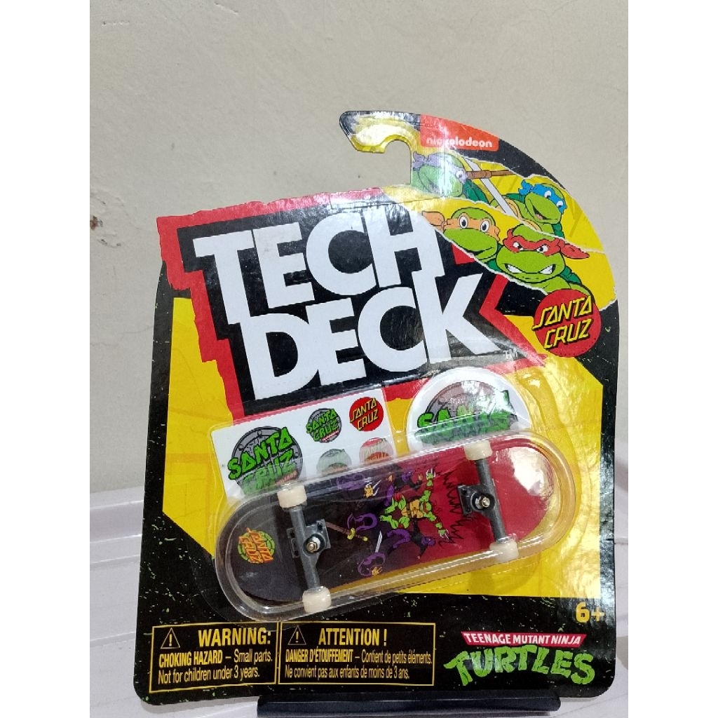 TECH DECK FINGERBOARD SANTA CRUZ × TURTLE