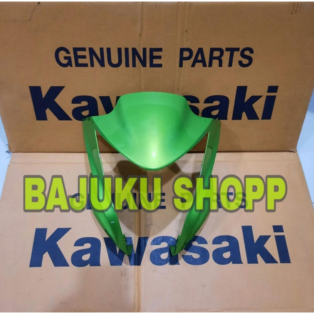 COVER BATOK LAMPU DEPAN ER6 ER6N HIJAU