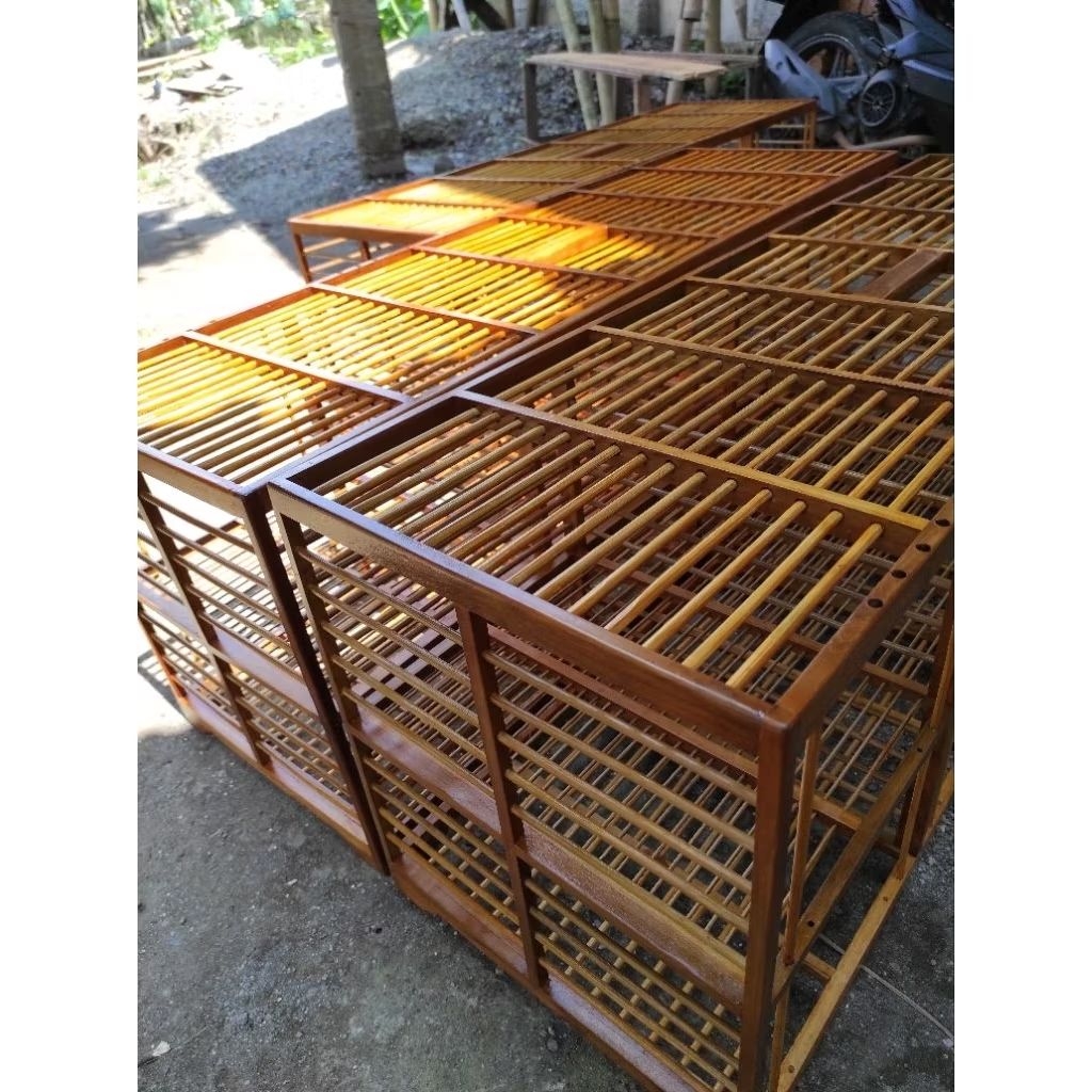 Dondang 8 pintu/4 Jodo kayu jati