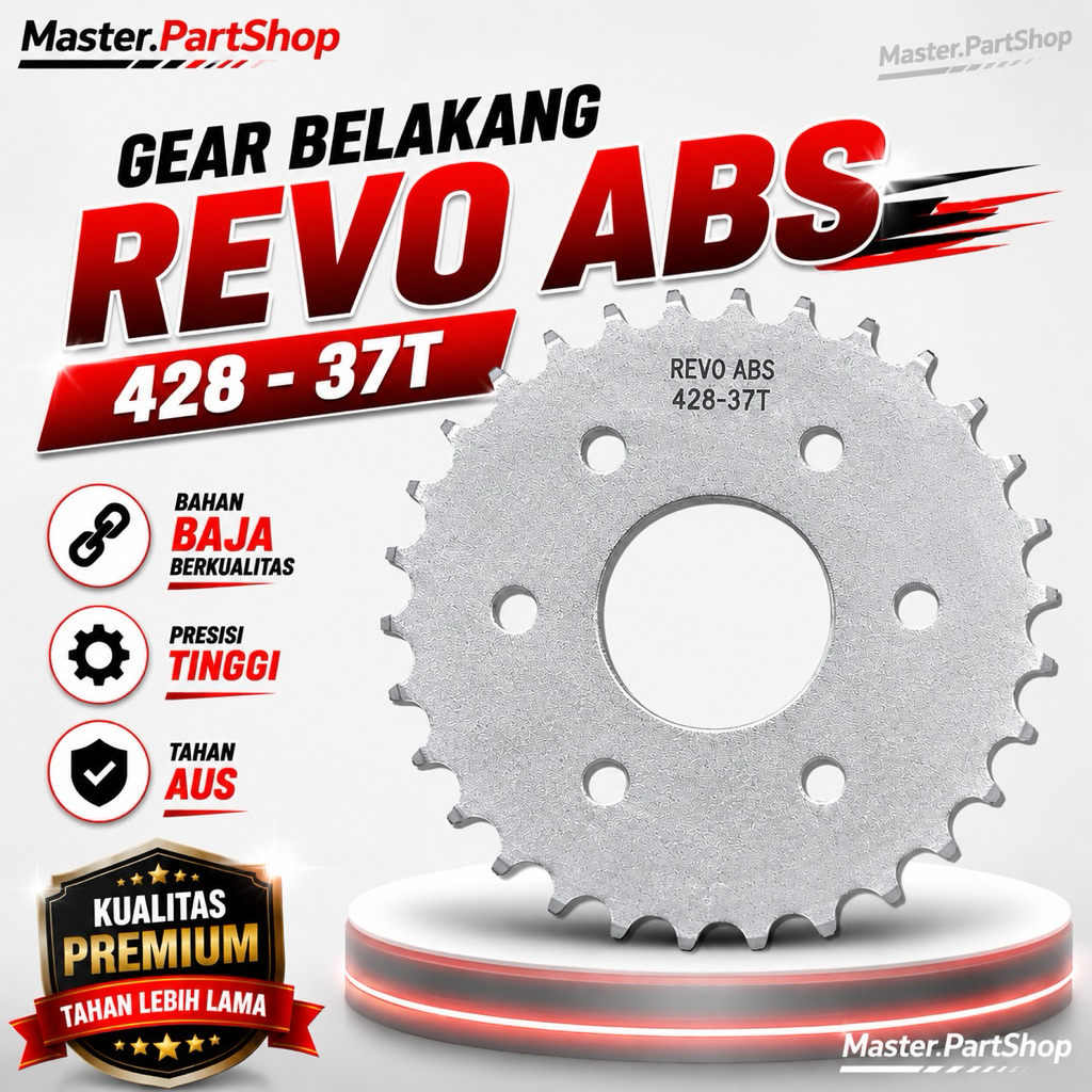 Gear Belakang REVO ABS 428 - 37T