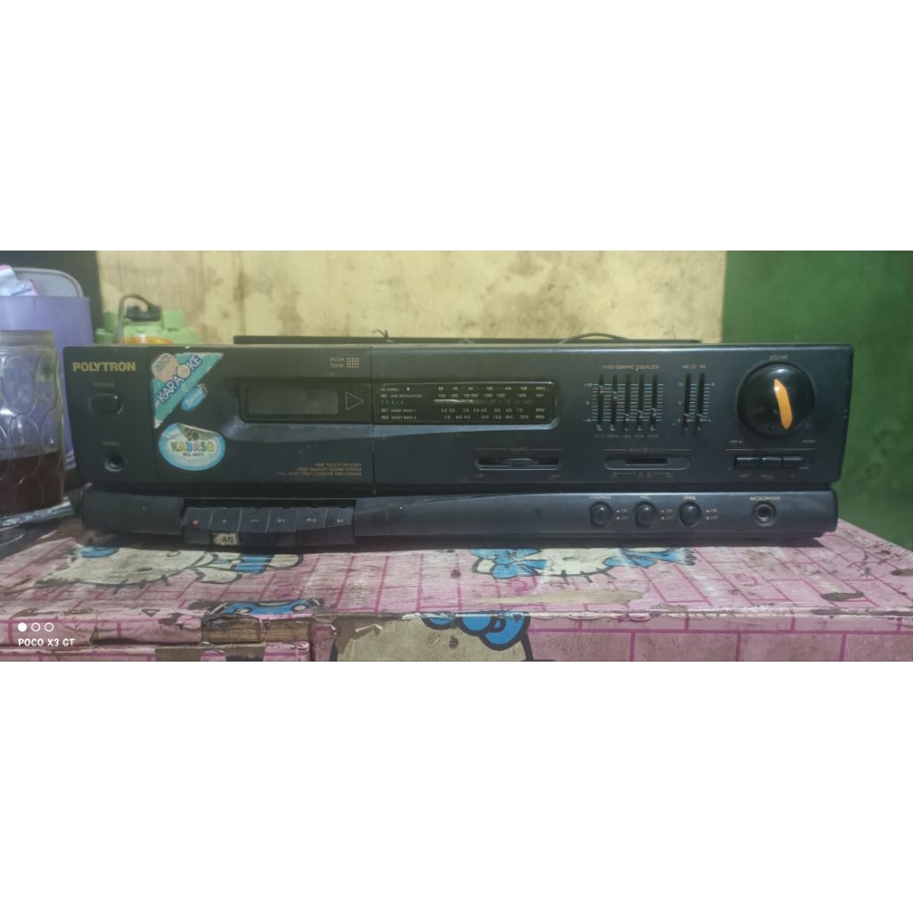Tape deck polytron jadul seri Dat 61/63