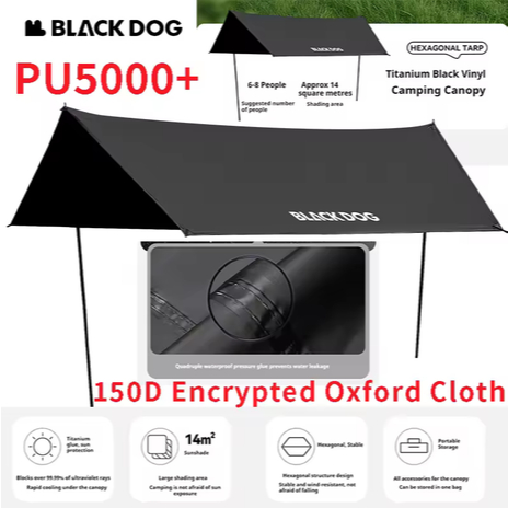 FLYSHEET TENDA CAMPING BLACKDOG CBD2550WS031