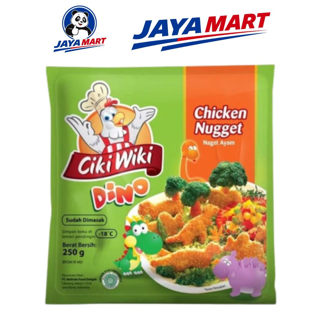 CIKI WIKI Chicken Nugget Dino 250 gr