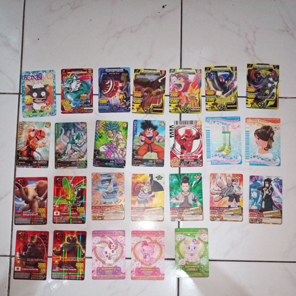 KARTU ARKADE HELLO KITTY AND THE APRON OF MAGIC ANIMAL KAISER NARUTO NARUTIMATE NINJA FIGHT DRAGON B