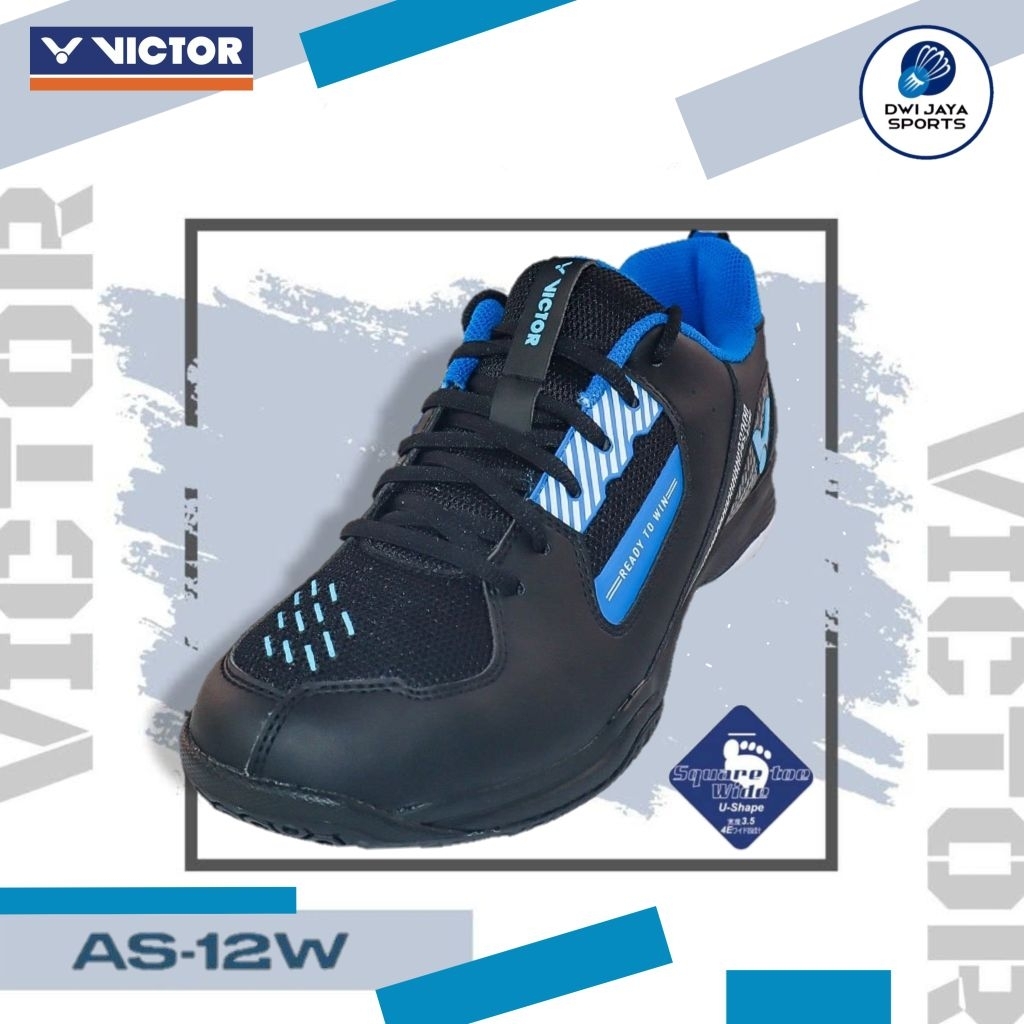 Victor AS-12W Badminton Shoes | Sepatu Bulu Tangkis Victor