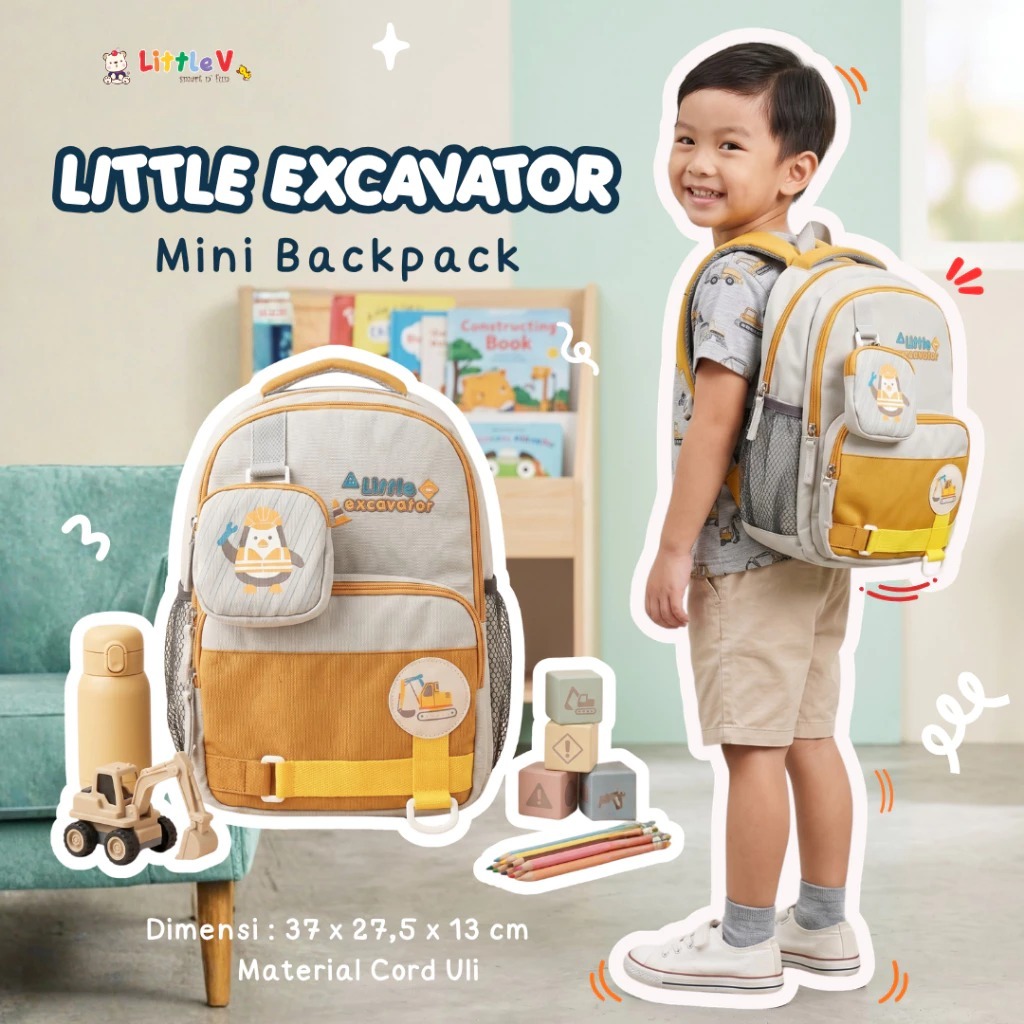 LITTLE V MINI BACKPACK TAS RANSEL / TAS RANSEL ANAK