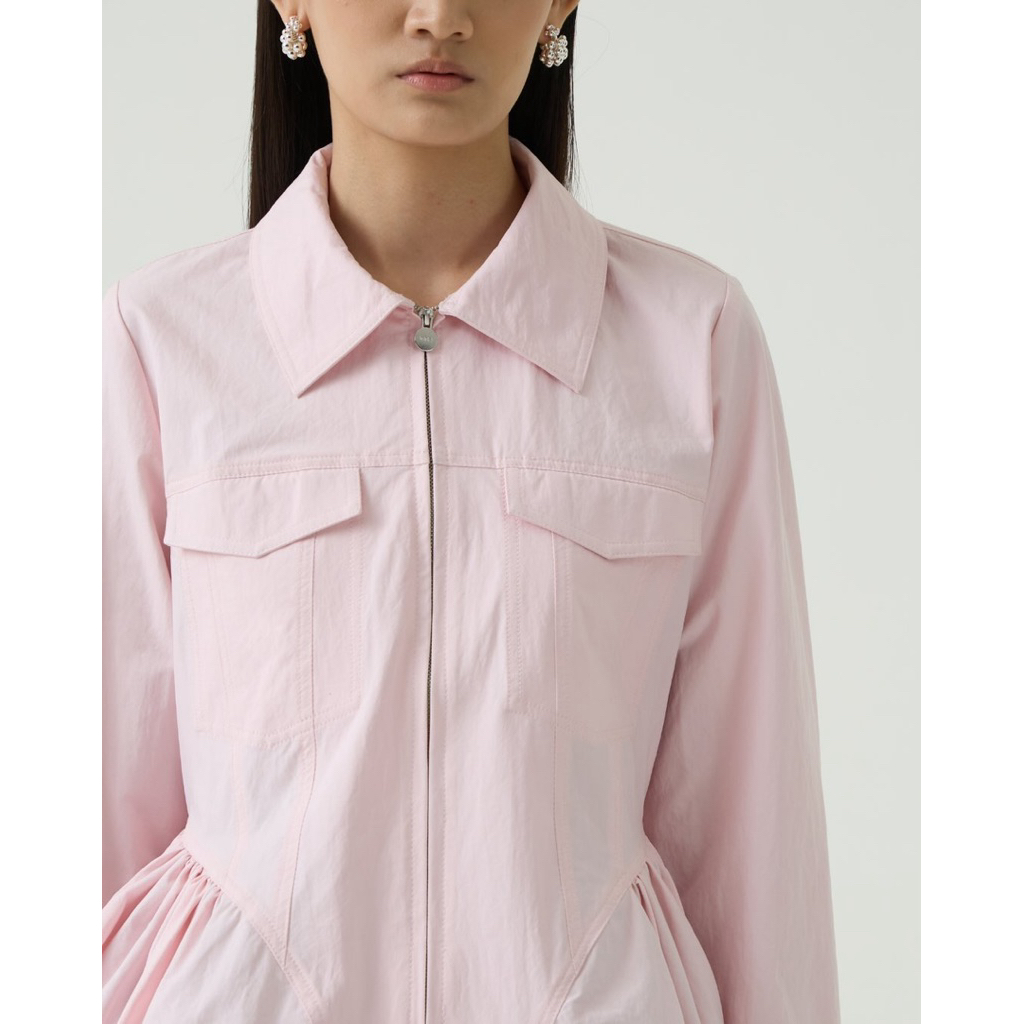 NEW NASL by Nagita Slavina Pink Peplum Jacket