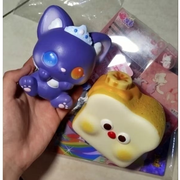 [RESTOCK] squishy ricedeer bun rice deer pink strawberry caramel sugar bun  sandwich Chinese dimsum 