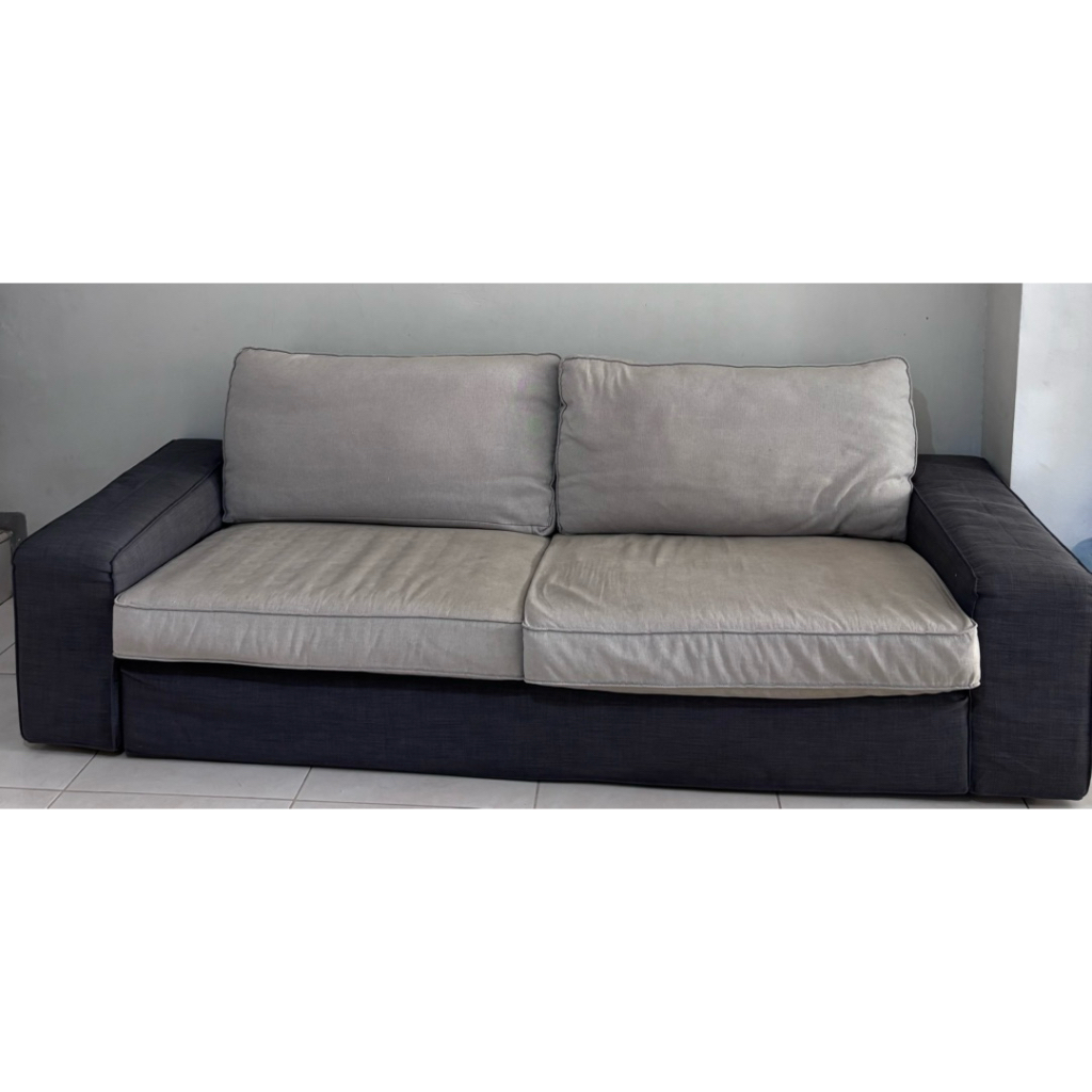 ikea Sofa kivik 3 seat (free 1 cover dark grey)
