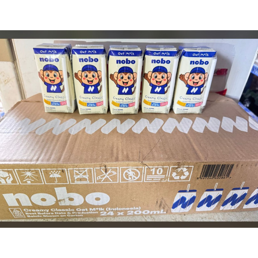 NOBO CREAMY CLASSIC OAT MILK KARTON/susu nobo/susu oat milk/nobo oat milk