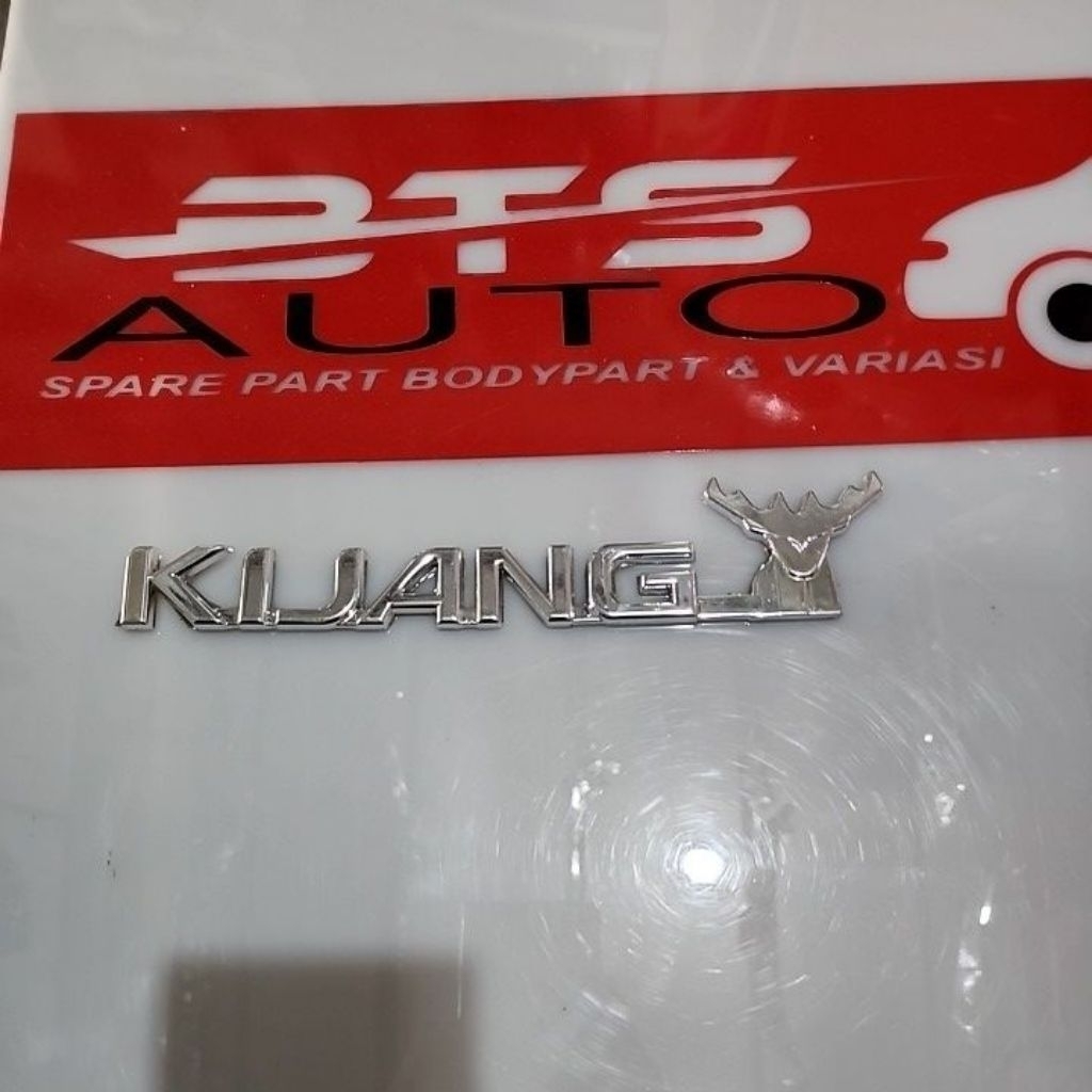 emblem emlem tulisan bagasi kijang tanduk kijang kapsul
