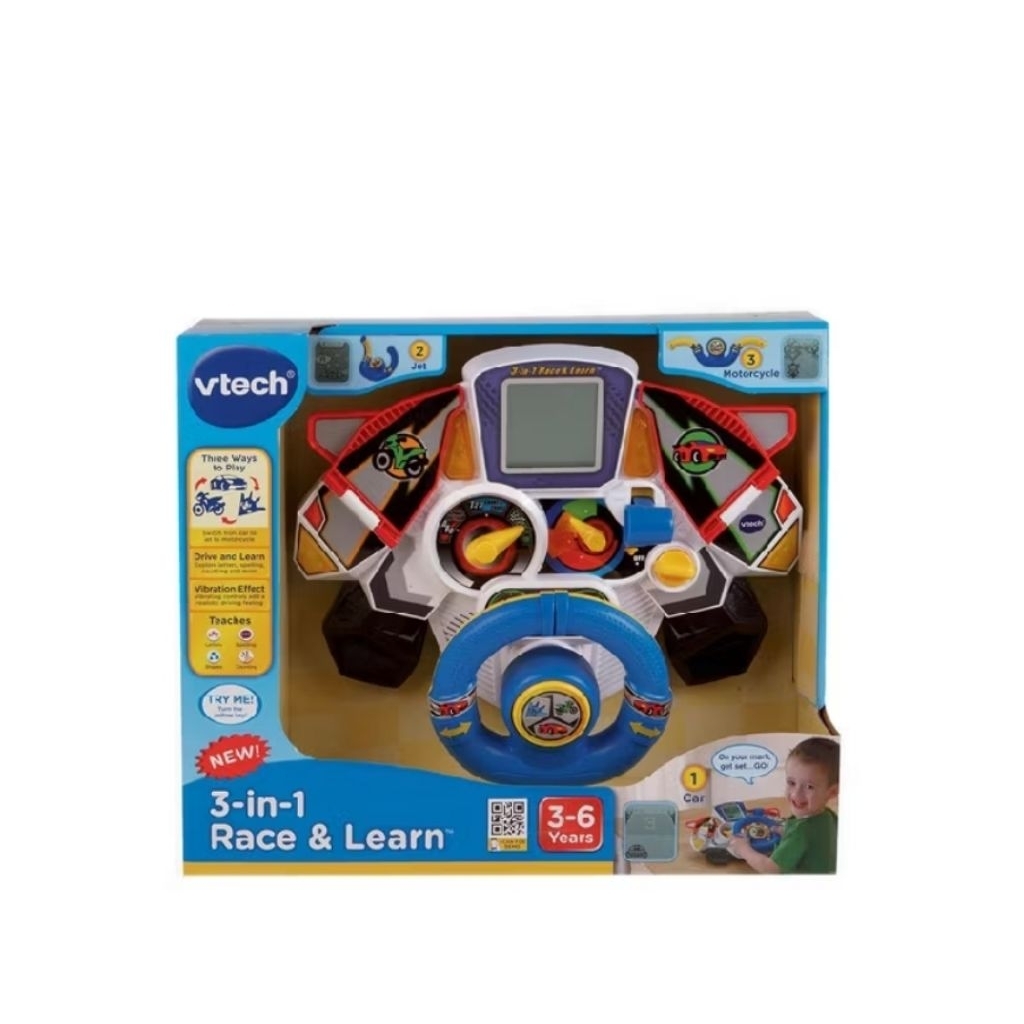 Vtech 3in1 Race & Learn Playset Original