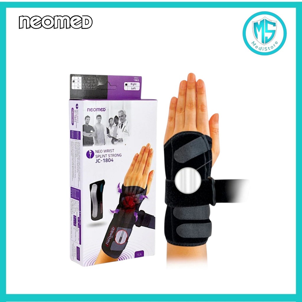 Penyangga Tangan Neomed JC-1804  Wrist Splint Strong Neomed JC1804 Deker Tangan Neomed