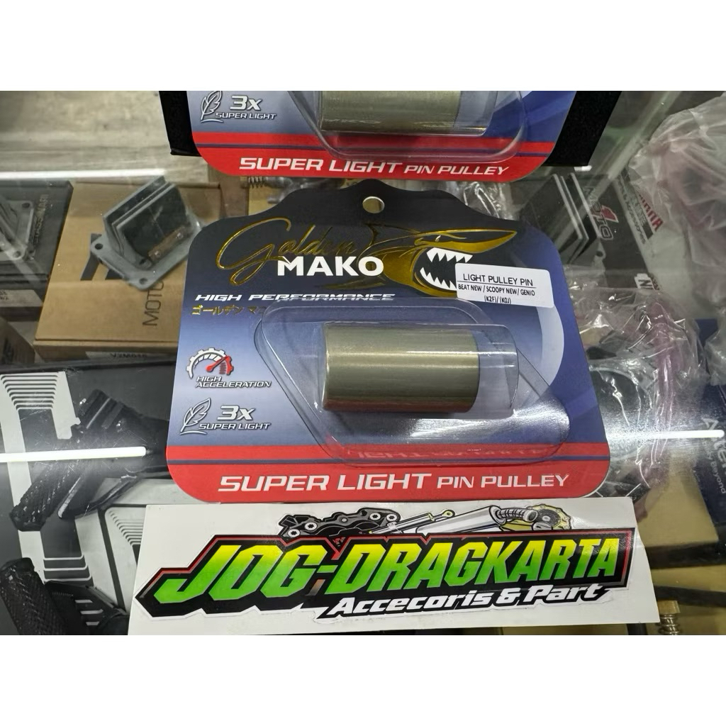 Bosh Bushing PIN Rumah Roller Pin Pulley Golden Mako Superlight HONDA BEAT NEW FI GENIO SCOOPY NEW K