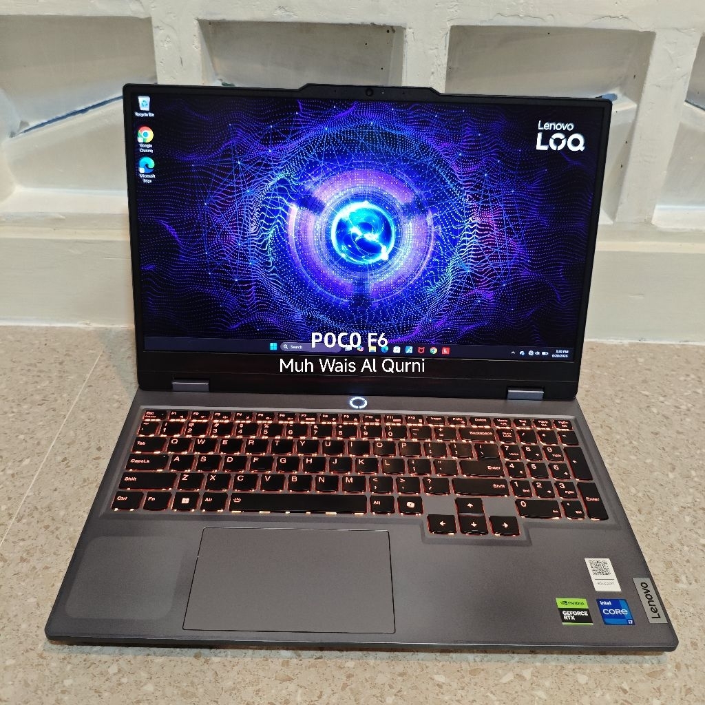 Lenovo LOQ 15IRX9 RTX 4050 i7 13650HX Garansi resmi September 2026