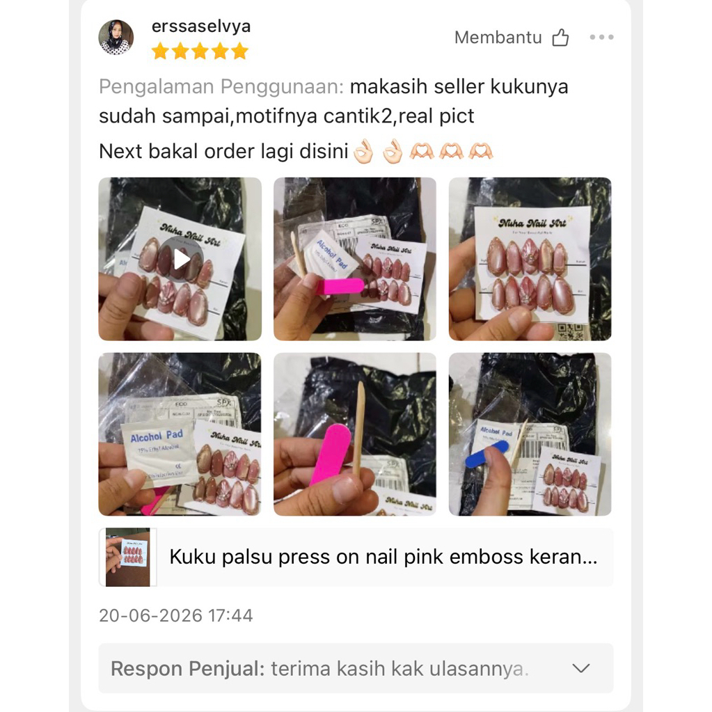 ulasan pembeli real pict