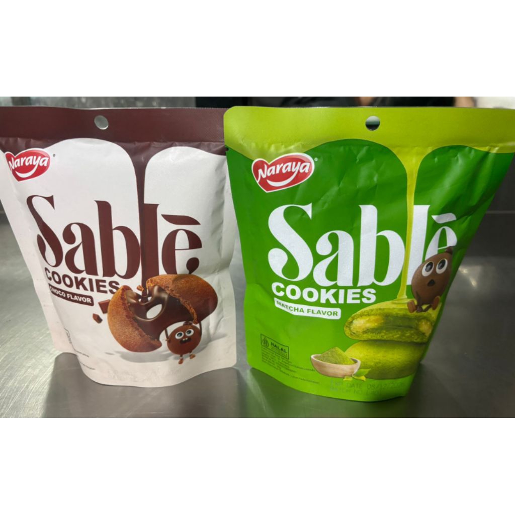 Naraya Sable Cookies Chocolate / Matcha Kukis Lumer 40gr