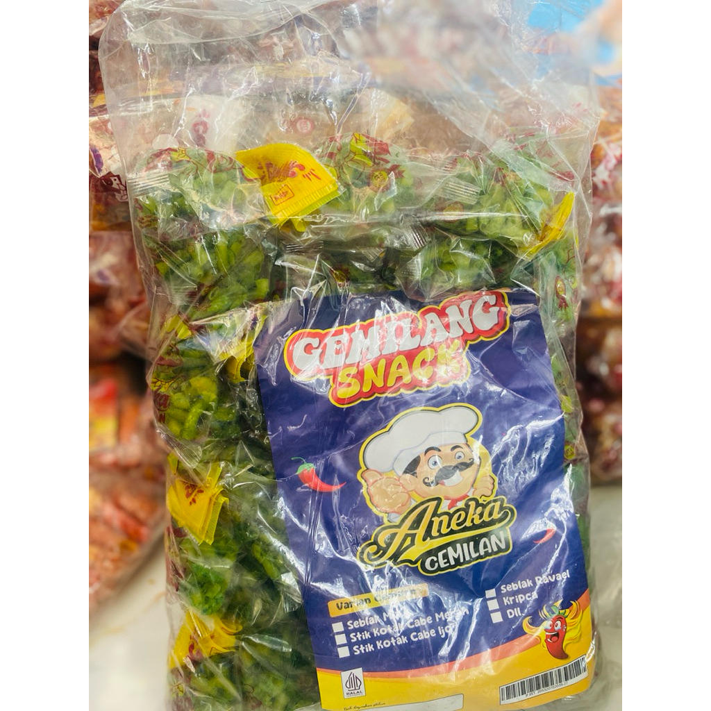 MAKRONI RUMPUT LAUT ECERAN 2000an ANEKA CEMILAN “GEMILANG SNACK”