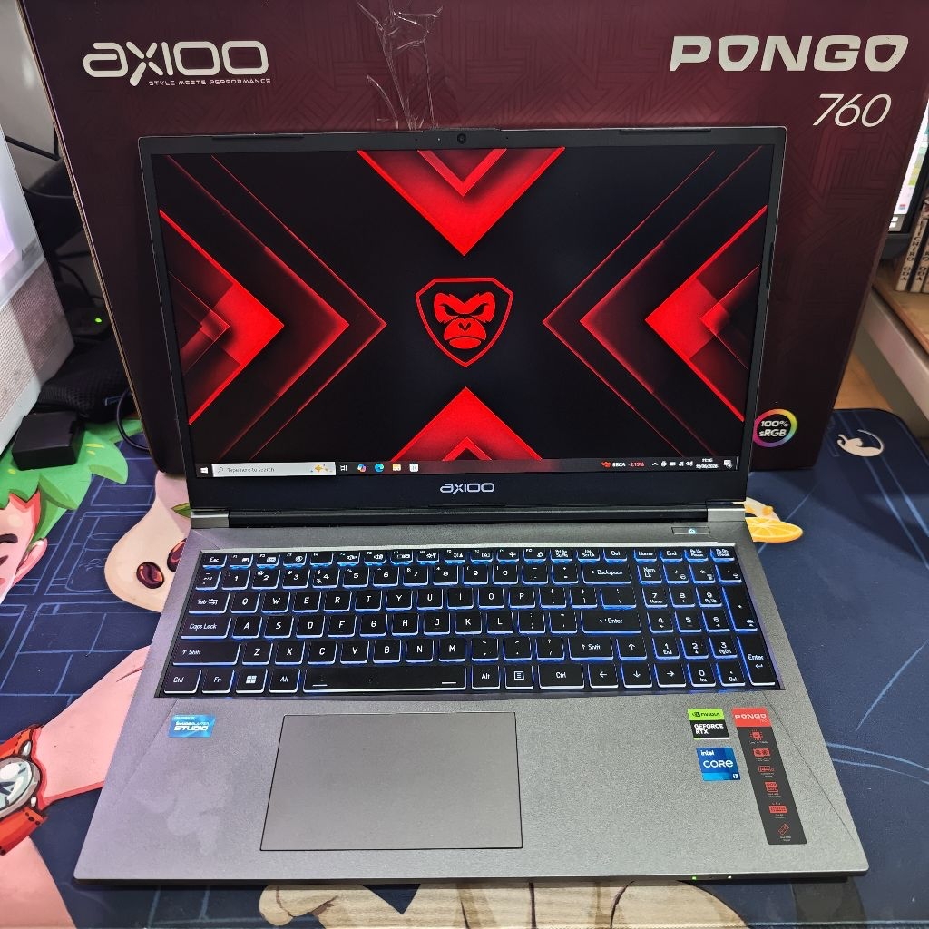Laptop Axioo Pongo 760 RTX 4060 i7 12650H RAM 16GB