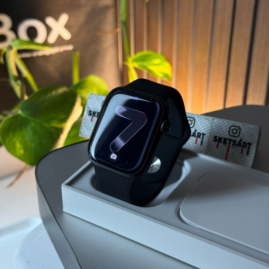 Apple Watch Series 7 45mm iBox Black iBox iwatch Battery Health 85%