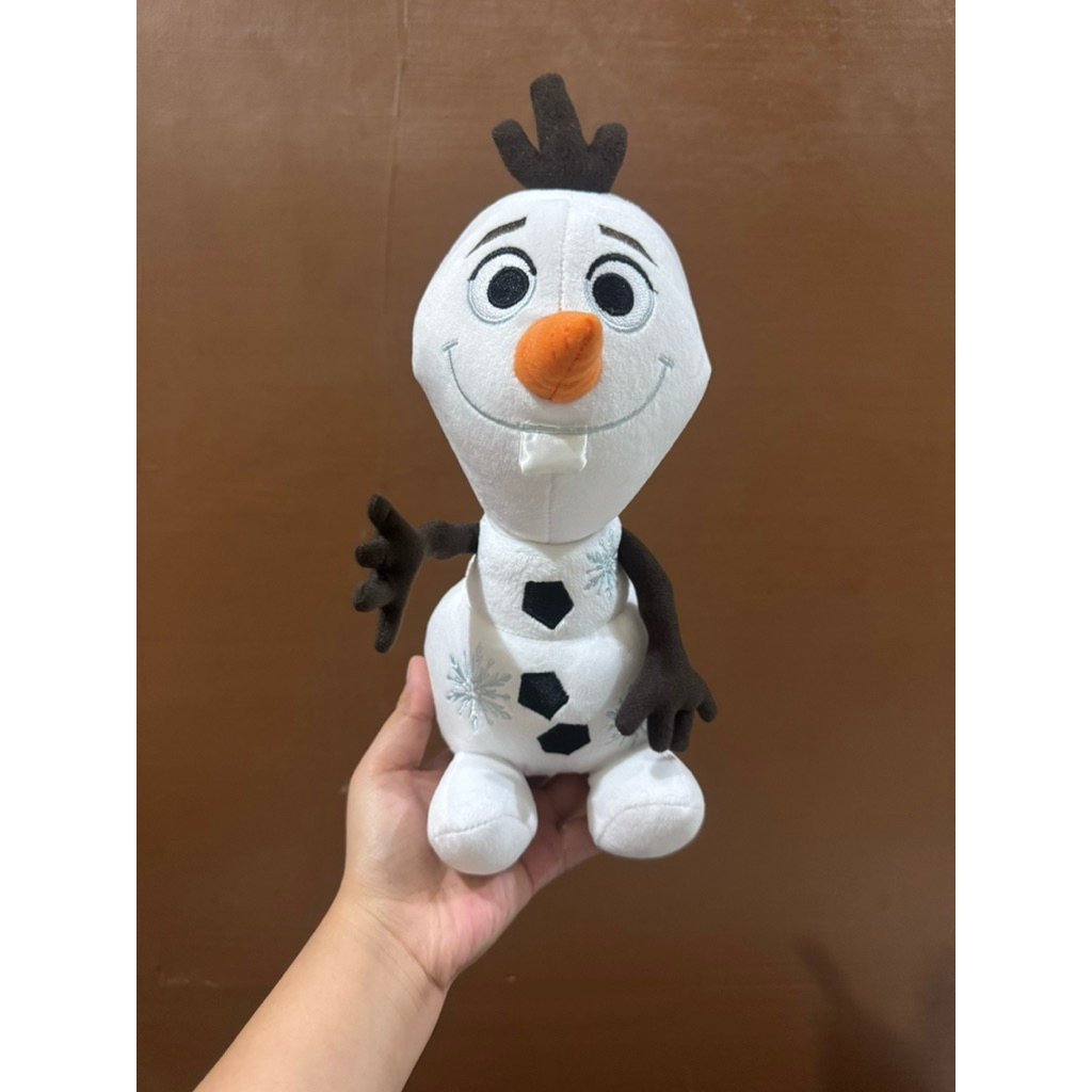 Boneka Karakter Olaf the Disney Frozen Snowman size 28cm Original / Boneka Olaf Snowman / Boneka Ola