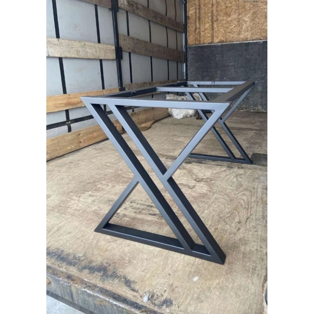 kaki meja besi hollow 3x6 rangka meja besi minimallis