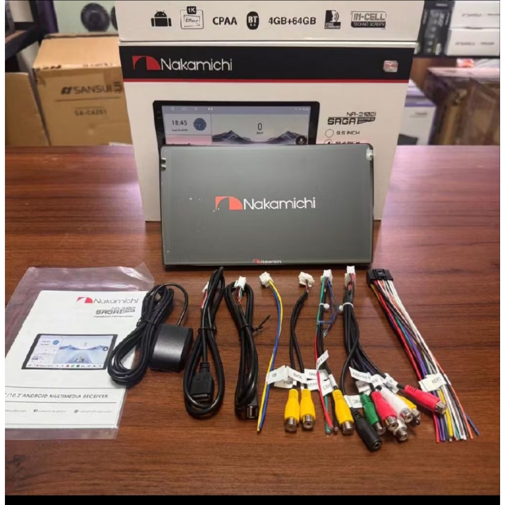 Headunit Android 9 Inch / 10 Inch Nakamichi NA-3102i Saga Series Ram 4/64GB Q...