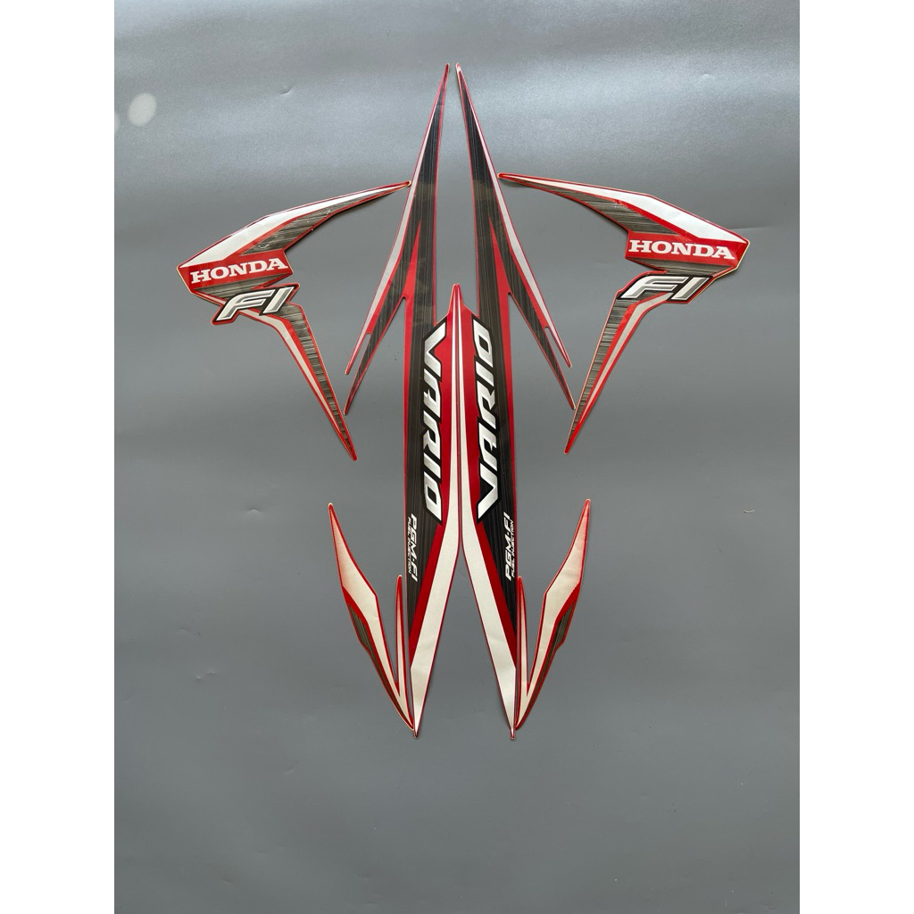 STRIPING STIKER VARIO LED 110 2015 2016 MERAH
