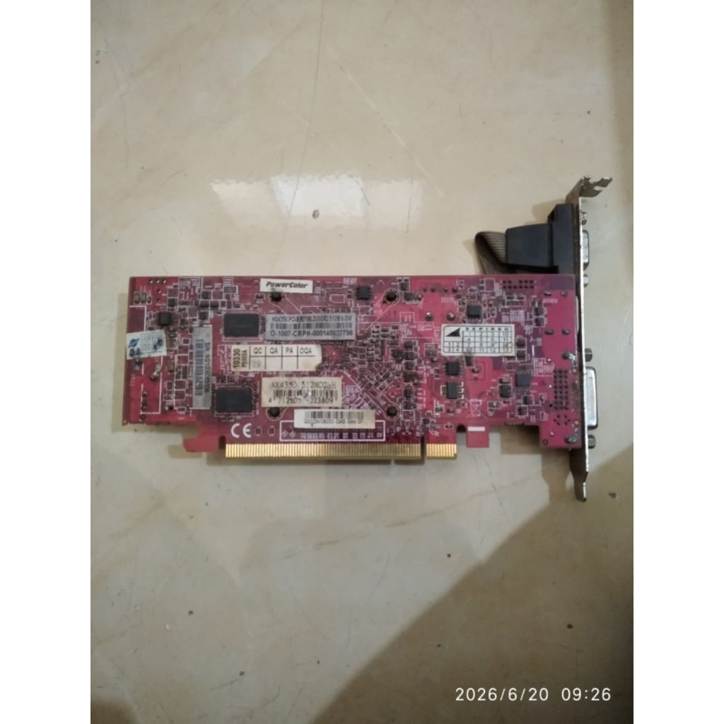 VGA card PCI HD4350 512MB ddr2 64bit, Normal... Garansi..