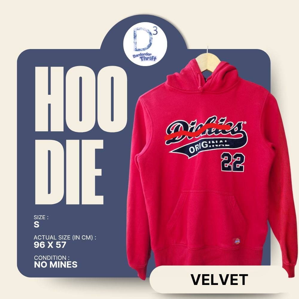 Hoodie Dickies Art 22 Merah