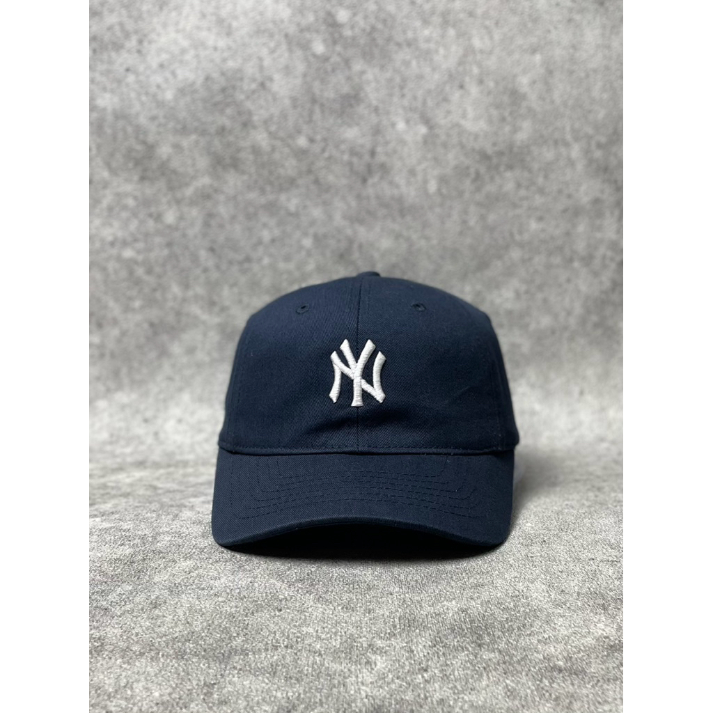 Topi Baseball Cap MLB New York Yankees “NY” Logo Unstructured Cap Adjustable Second Original Import 
