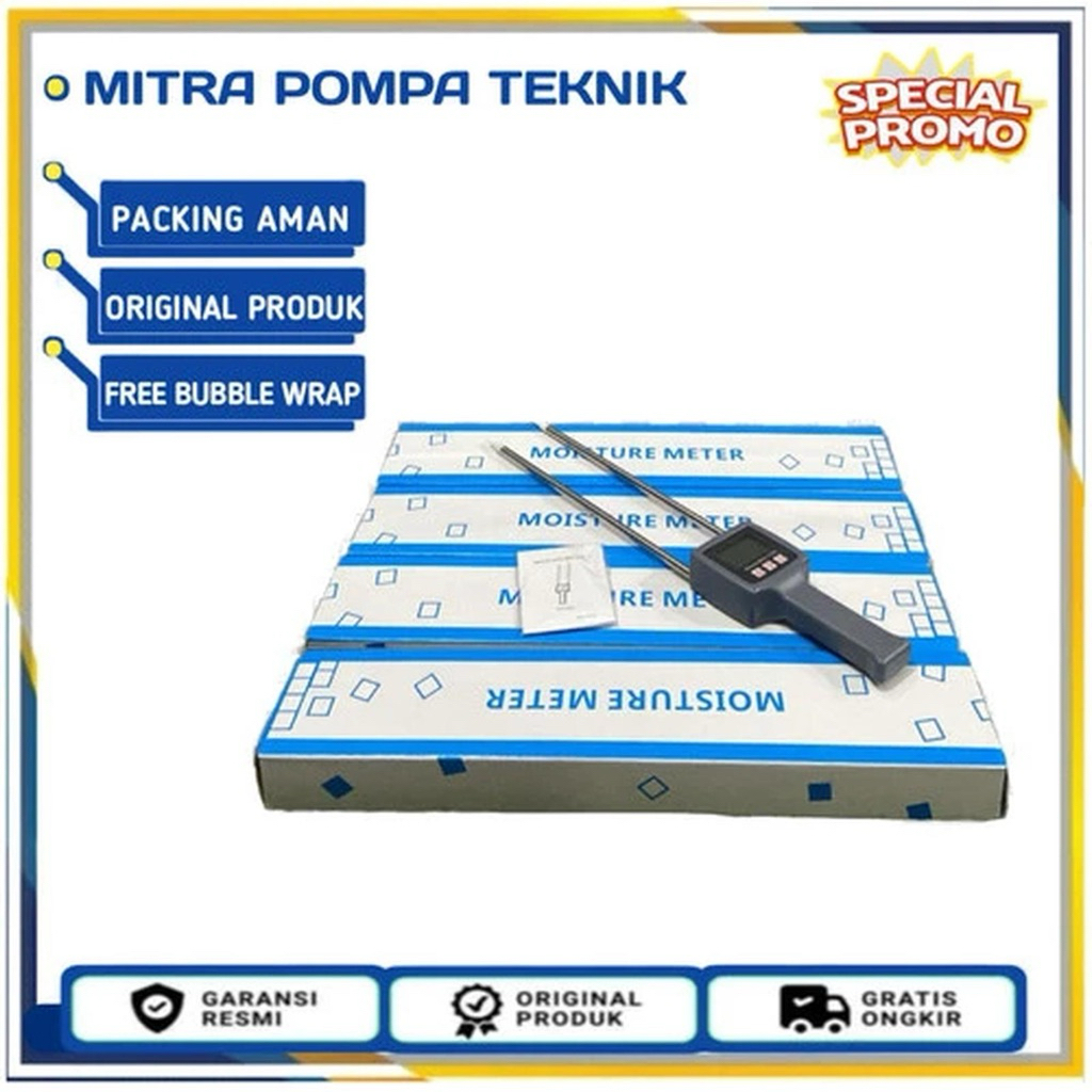Moisture Meter TK100 Tester Kadar Air Serbuk, Arang, Kopra Dll - TK100