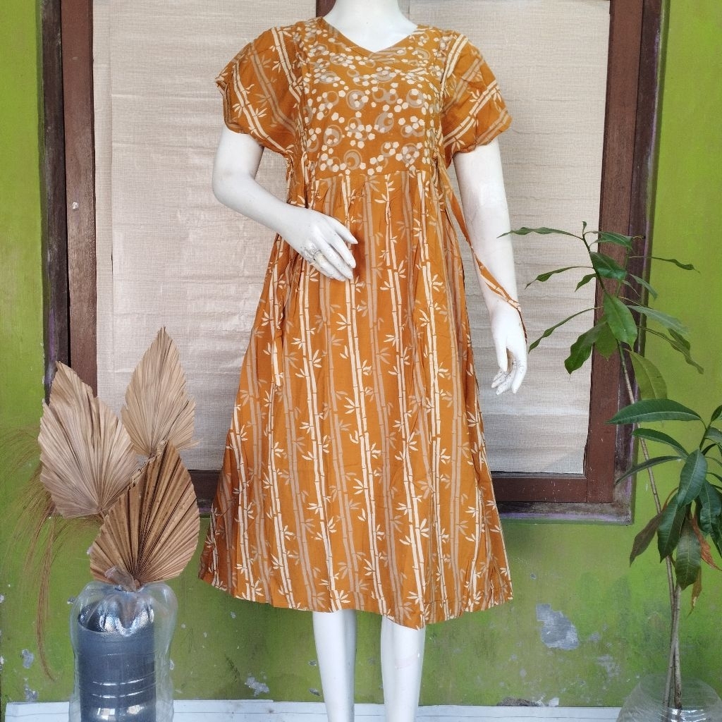 Daster Qonita Lupita BN 020 (Ld102, Pb110) Tali Belakang Cantik Asli 100% ORI Produk Pekalongan