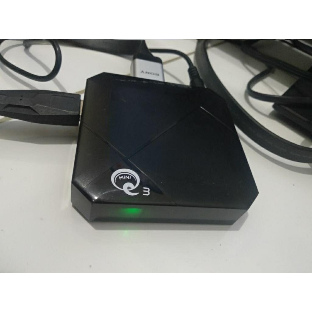 android box miniQ3 kecil second kondisi normal kelengkapan hanya unit + adaptor saja baca deskripsin