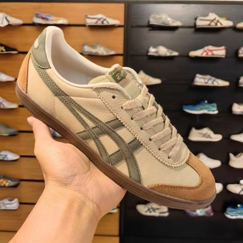 Sepatu Sneakers Onitsuka Tokuten Beige Green