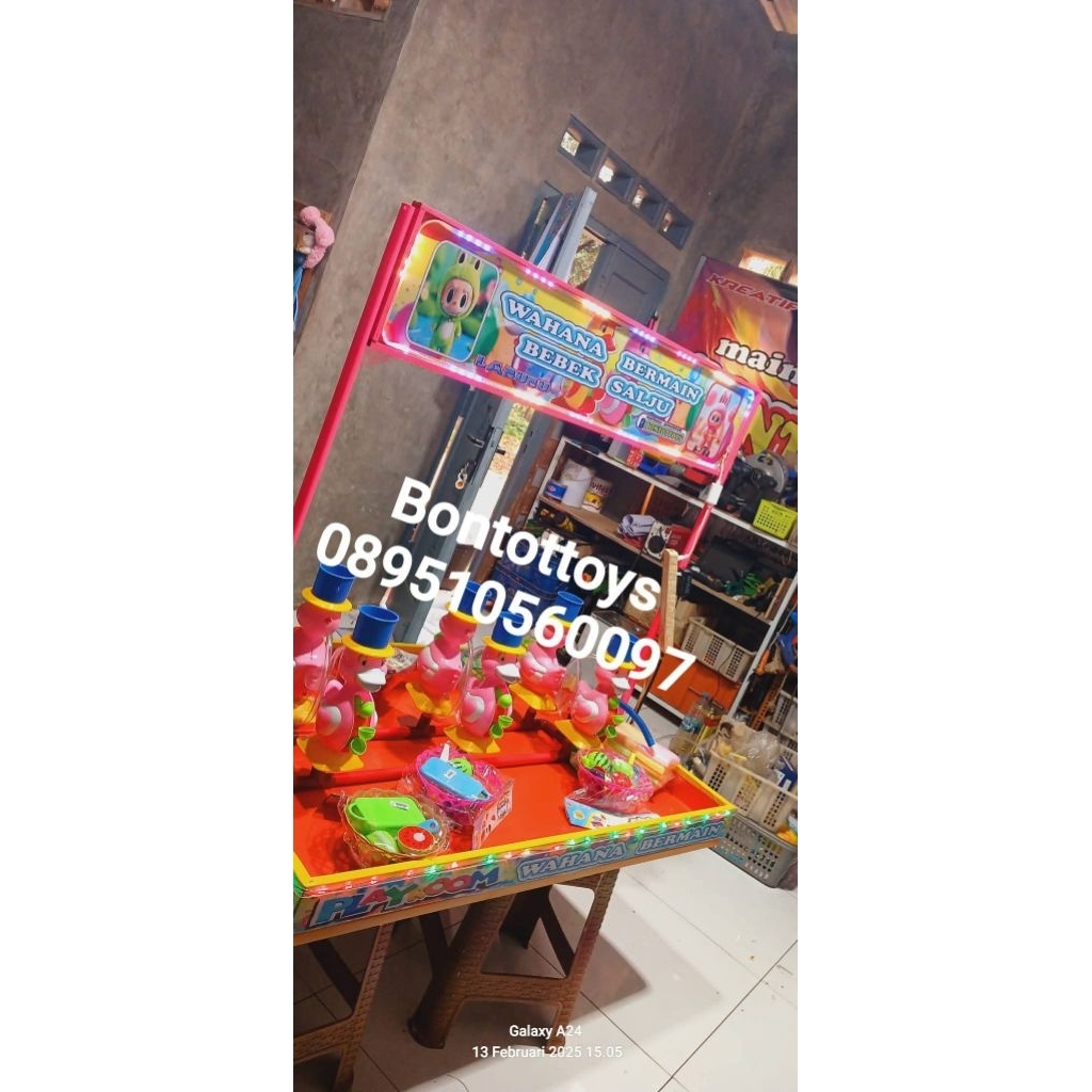 bebek salju isi 6mainan pasar malam pasar pagi mainan anak