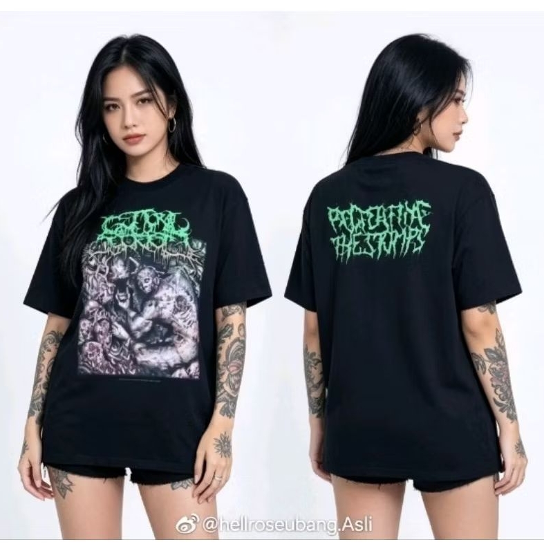 TSHIRT - GUTTURAL SECRETE - Recreating The Stumps