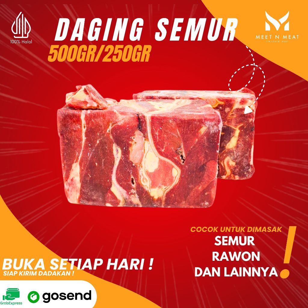 Daging Sapi Semur - Daging Rawon - Best Seller Semur
