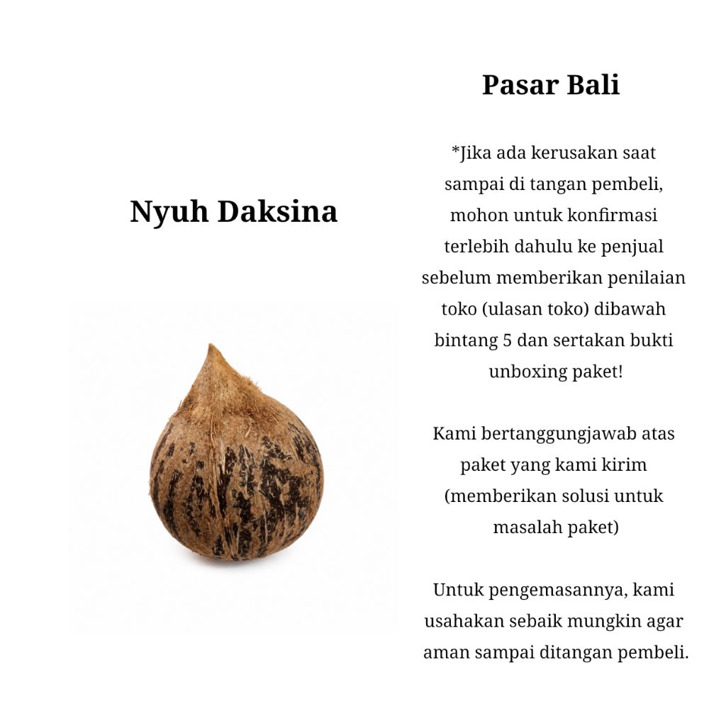 Nyuh Daksina untuk Banten | Kelapa Daksina| Pasar Bali | Banten Bali