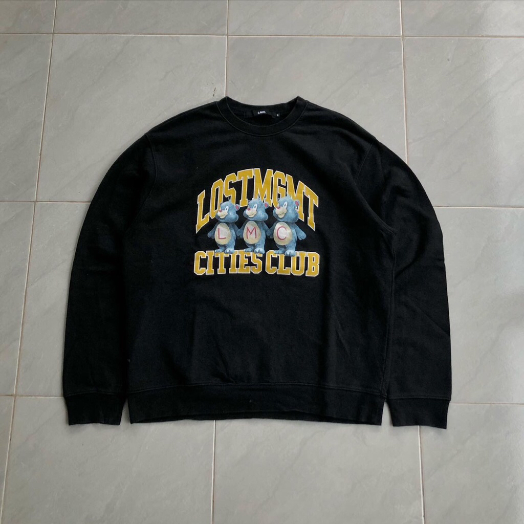 LMC BEAR ATHLETIC SWEATSHIRT BLACK