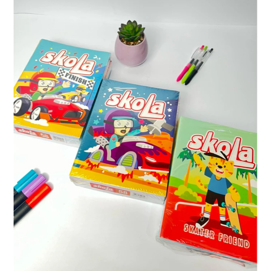 [1 PAK] SiDU Skola Buku Tulis 58 Lembar