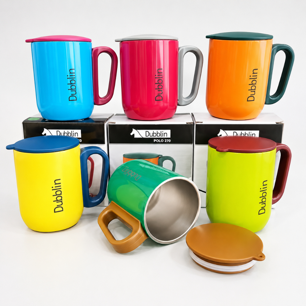 Mug Stainless Steel Dubblin 270ml/POLOS/CUSTOM